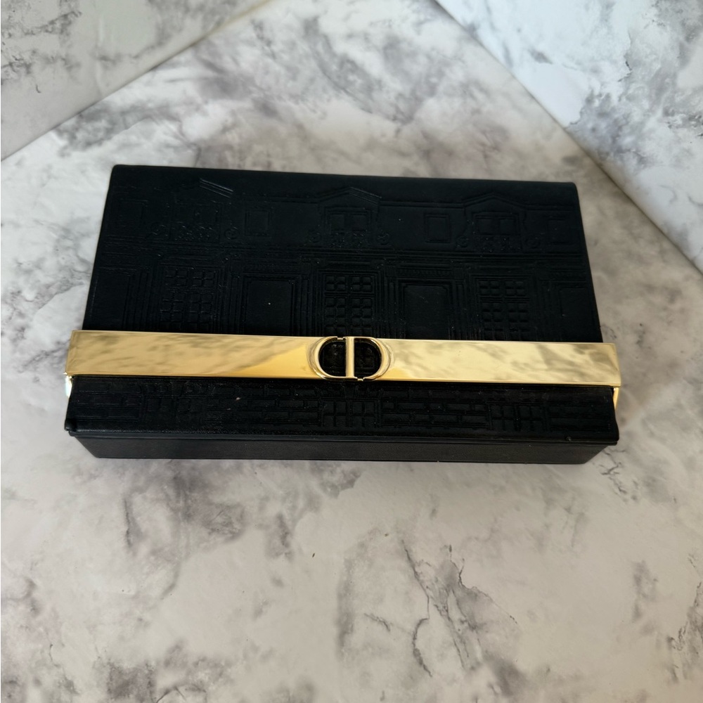 Elegant Black and Gold Clutch